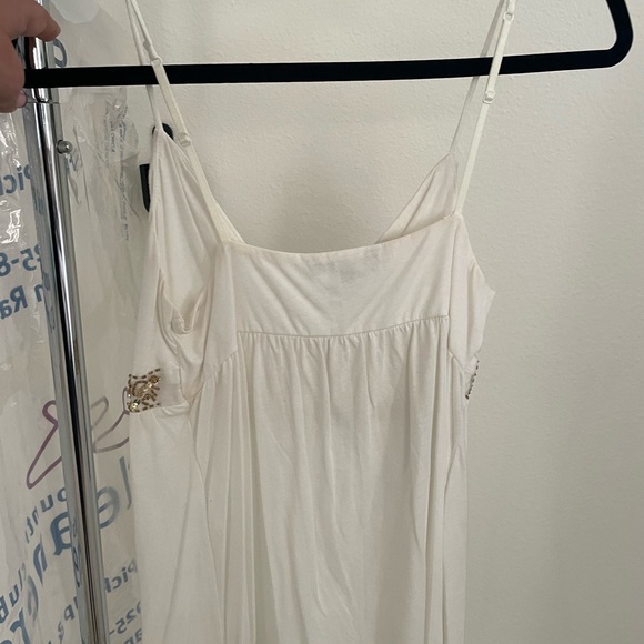 NEW. Medium spaghetti strap Express tank top with gem embellishments in front. - Picture 2 of 3